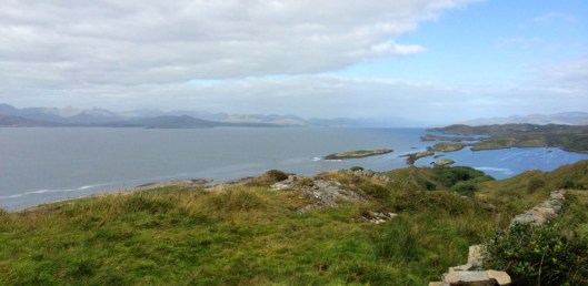 On the north side of the Beara, looking across to the Kerry Mountains.