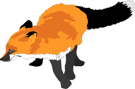running fox
