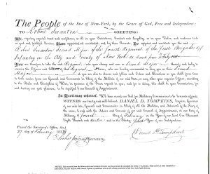 Robert Swanton Commission 1812