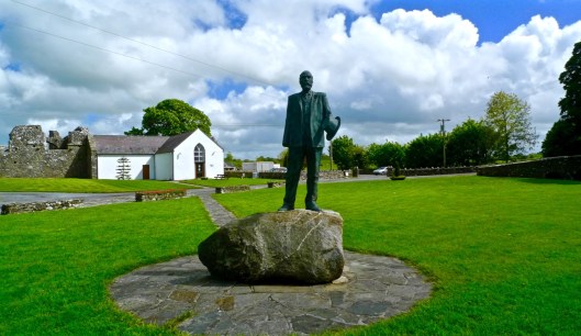 Straide, Co Mayo - Michael Davitt's statue outside the museum dedicated to him