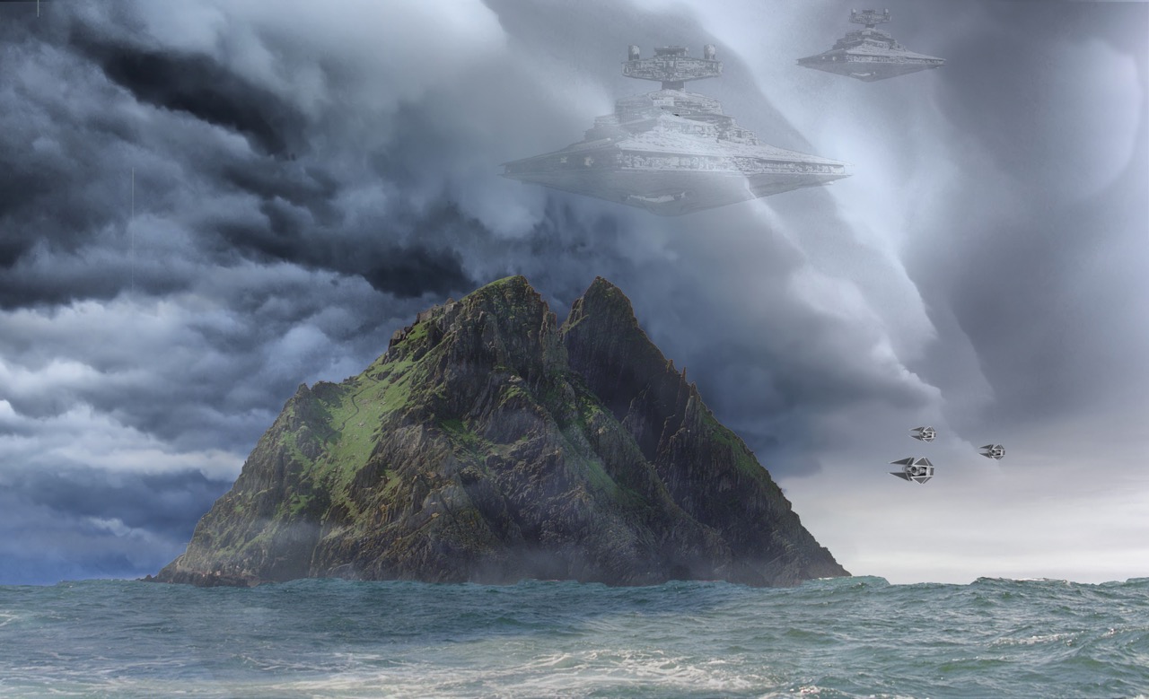 star wars on the skelligs