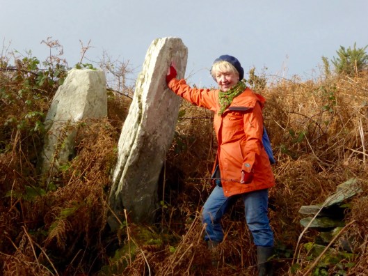 Amanda on a holy well trip