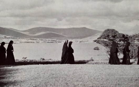 nuns walking